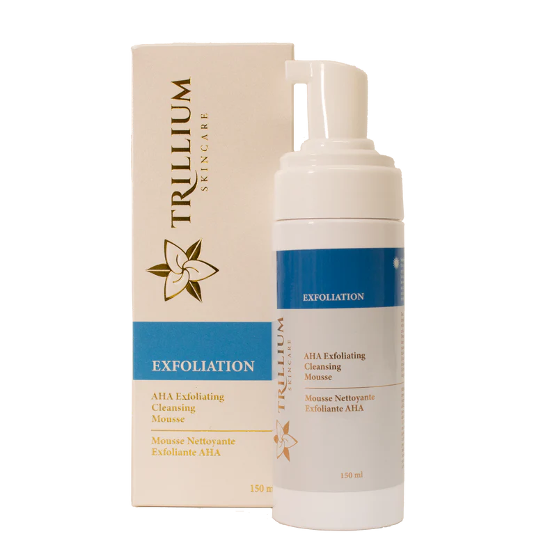 AHA EXFOLIATING CLEANSING MOUSSE Trillium